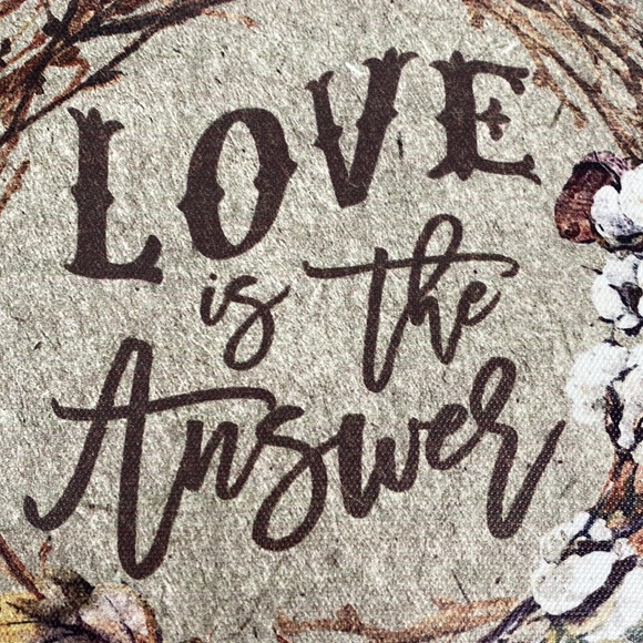 Love Is The Answer Canvas Print - Picture 9 of 15